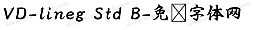 VD-lineg Std B字体转换